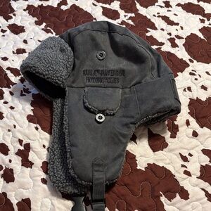 Harley-Davidson Charcoal Aviator Cap